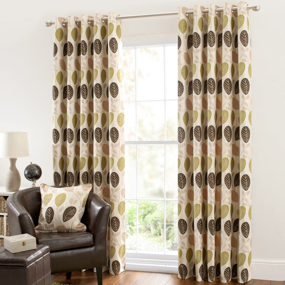 Green Turin Curtain Collection Dunelm