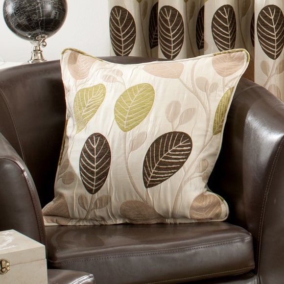 Green Turin Collection Cushion Dunelm