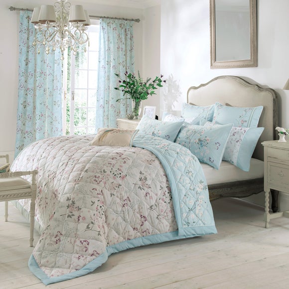 Dorma Duck Egg Maiya Collection Bedspread | Dunelm