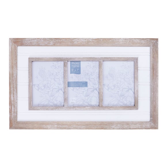 Hampton Collection 3 Aperture Photo Frame Dunelm