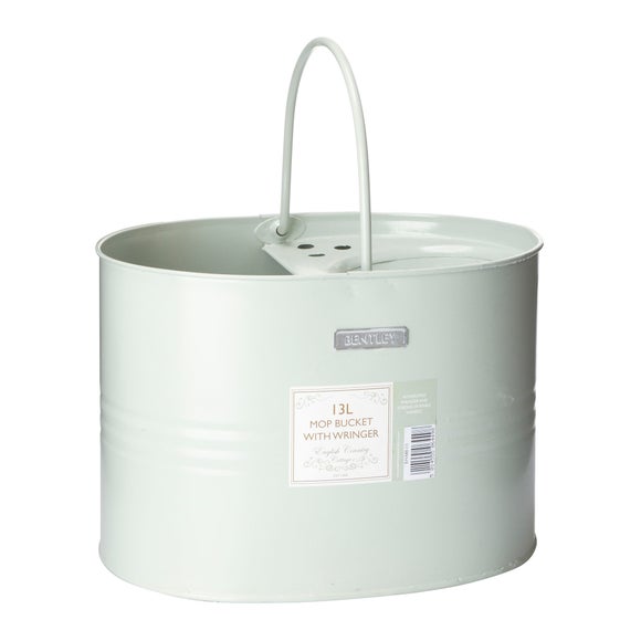 English Heritage Collection Metal Mop Bucket and Wringer Dunelm