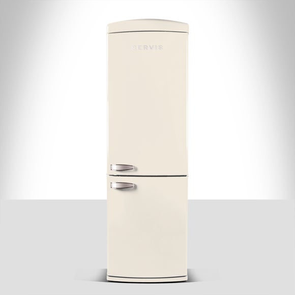 Servis C60185NFC Retro Style Cream Fridge Freezer Dunelm