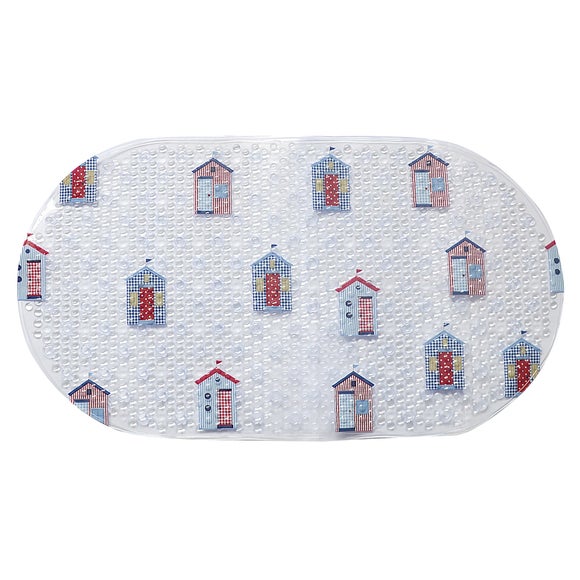 Beach Huts Bath Mat Dunelm