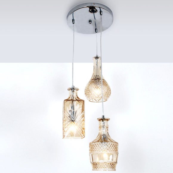 cluster pendant light dunelm