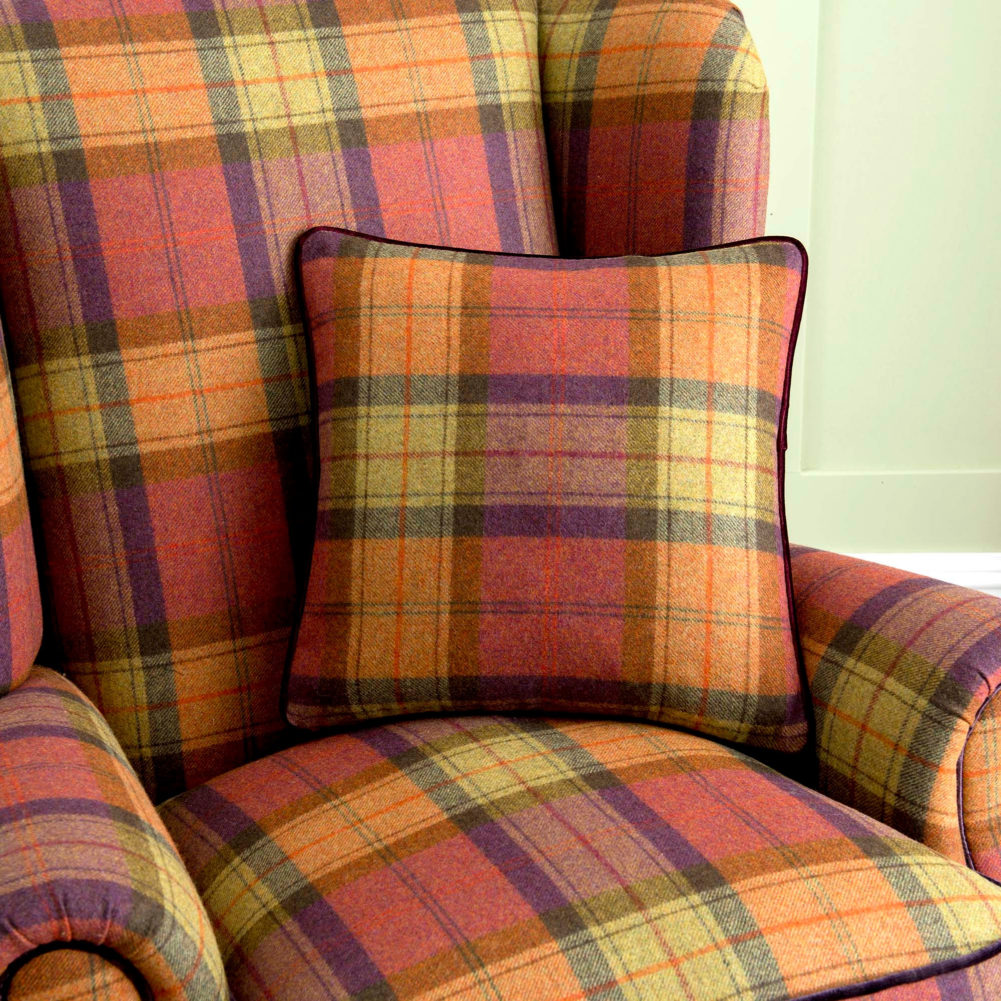 Dorma Berwick Plaid Cushion Dunelm