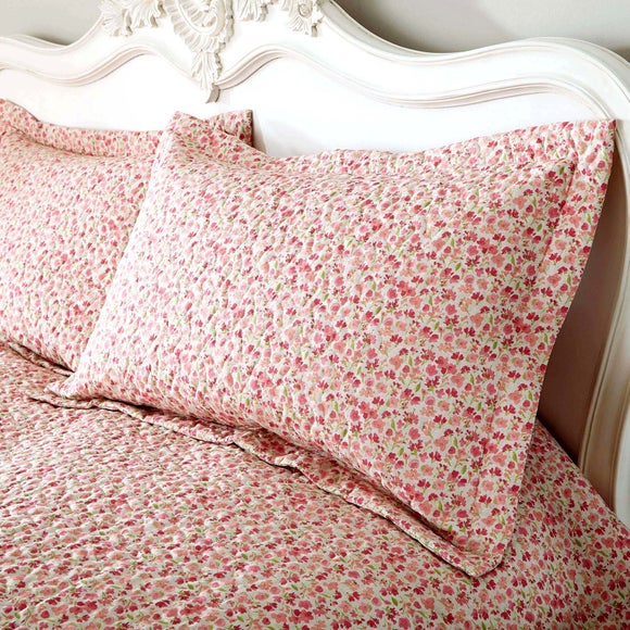 Pink Mimosa Collection Pillow Sham Dunelm