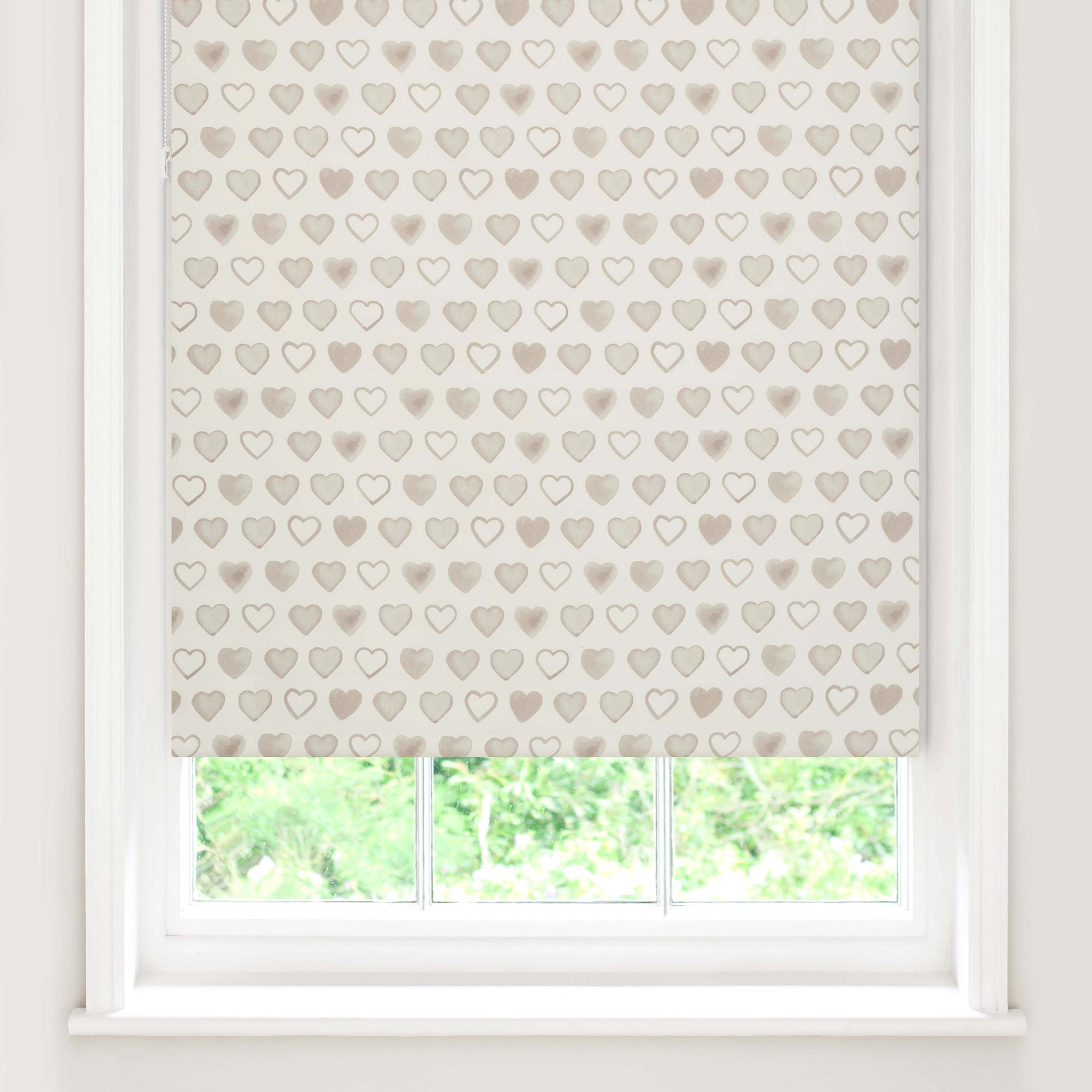 Country Hearts Blackout Roller Blind | Dunelm