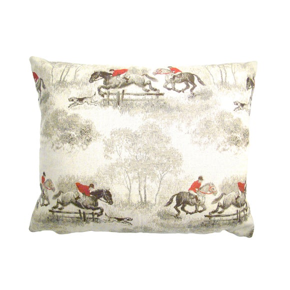 Hunting Scene Cushion Cover Dunelm