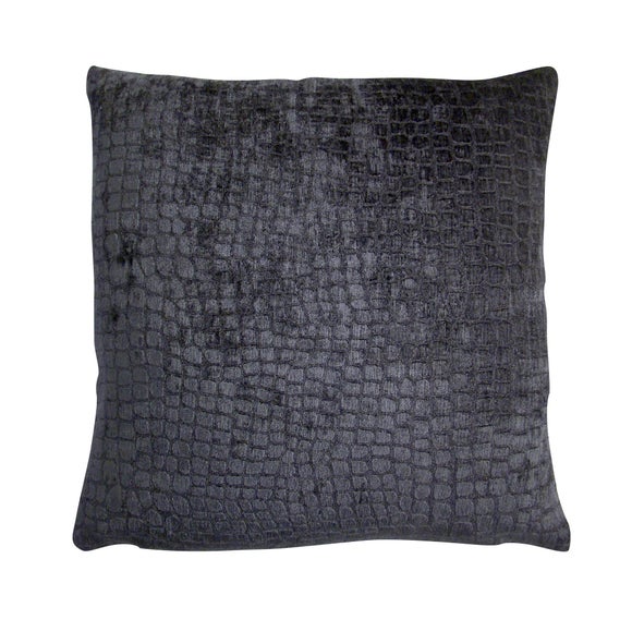 Dundee Charcoal Cushion Cover Dunelm