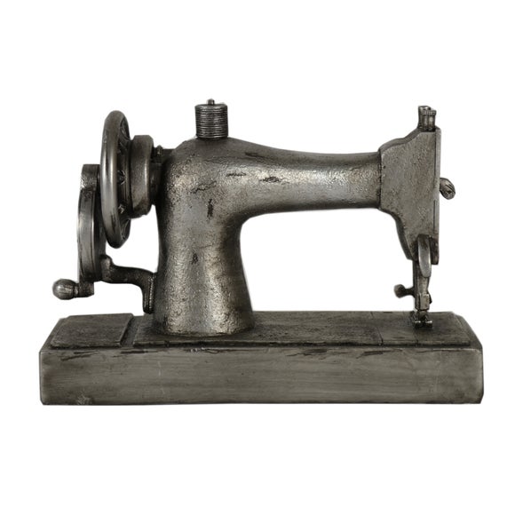 Blue Deco Collection Sewing Machine Ornament