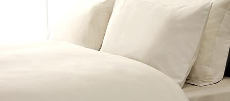 Cream Hotel Plain 300 Thread Count Bedlinen Collection