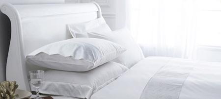 White Hotel Pima Floral 400 Thread Count Bedlinen Collection