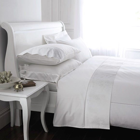 White Hotel Pima Plain 400 Thread Count Bedlinen Collection