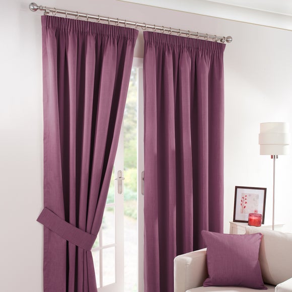 Waters and Noble Aubergine Solar Blackout Curtain Collection