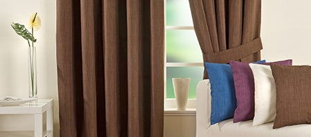 Waters and Noble Chocolate Solar Blackout Curtain Collection
