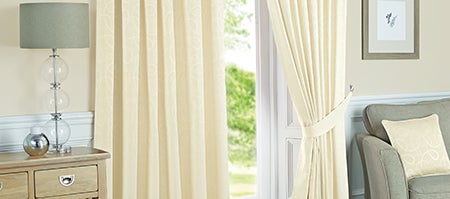 Cream Toledo Curtain Collection