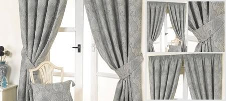 Duck Egg Novello Curtain Collection