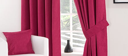 Waters and Noble Fuchsia Solar Blackout Curtain Collection