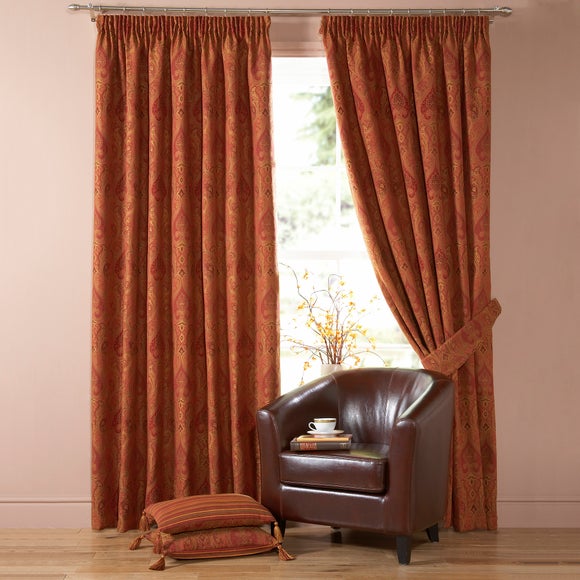 Terracotta Novello Curtain Collection