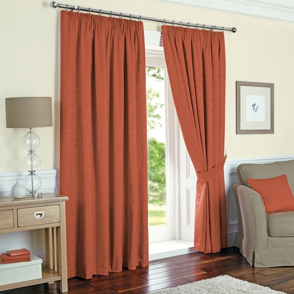 Terracotta Toledo Curtain Collection