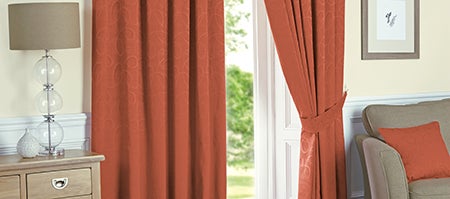 Terracotta Toledo Curtain Collection