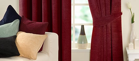 Wine Lyon Curtain Collection