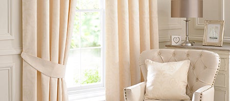 Natural Sandringham Curtain Collection