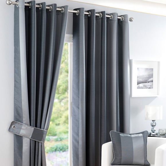 Pewter Monaco Curtain Collection
