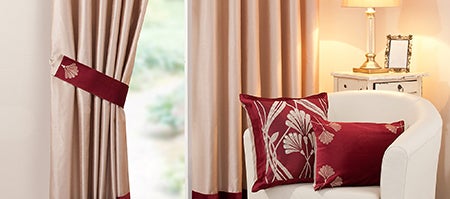 Wine Savoy Curtain Collection