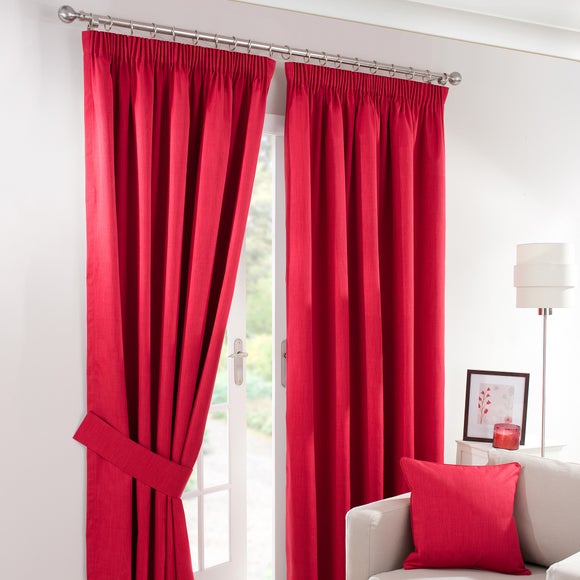 Waters and Noble Red Solar Blackout Curtain Collection