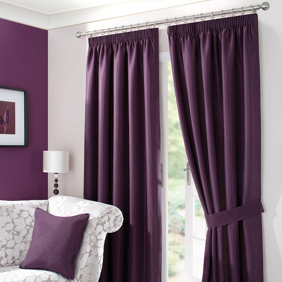 Blackcurrant Sorrento Curtain Collection
