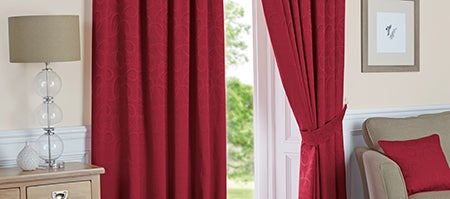Claret Toledo Curtain Collection