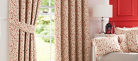 Heritage Terracotta Glava Curtain Collection