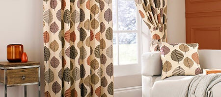 Terracotta Regan Curtain Collection