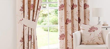 Red Amelia Curtain Collection