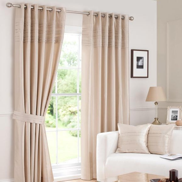 Hotel Oyster Pintuck Curtain Collection