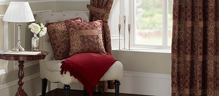 Claret Mayfair Curtain Collection