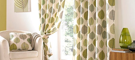 Green Regan Eyelet Curtain Collection