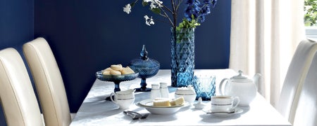 Blue Deco Dining Room