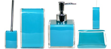 Teal Brights Bathroom Collection