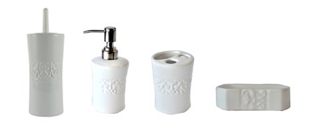 Embossed Swirl Bathroom Collection