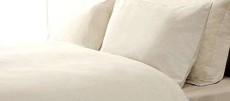 Cream Hotel Plain 300 Thread Count Bedlinen Collection