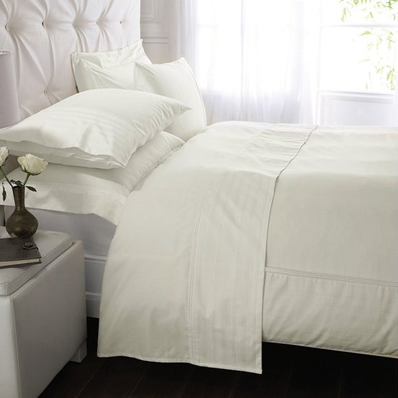 Cream Hotel Pima Plain 400 Thread Count Bedlinen Collection