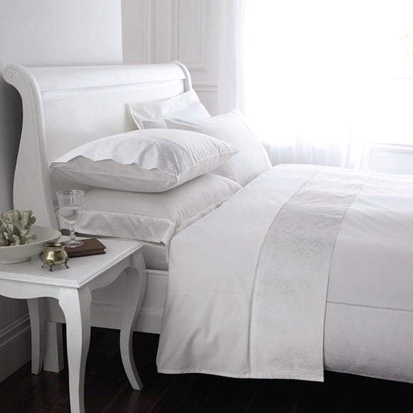 White Hotel Pima Plain 400 Thread Count Bedlinen Collection