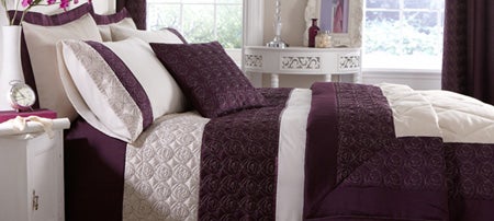 Plum Nouveau Rose Bedlinen Collection