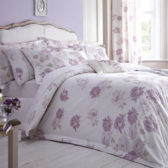 Dorma Lilac Lillian Bedlinen Collection