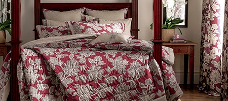 Dorma Red Samira Bedlinen Collection