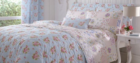 Duck Egg Viola Bedlinen Collection
