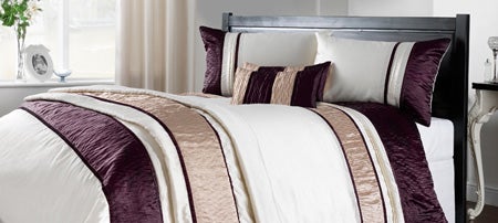 Plum Manhattan Bedlinen Collection