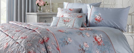 Duck Egg Rose Garden Bedlinen Collection